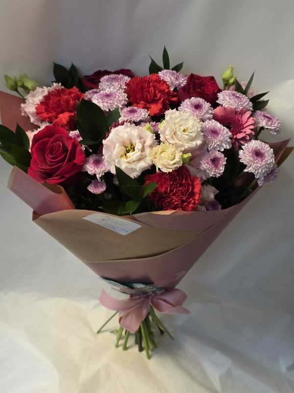 Flowers delivered to customer