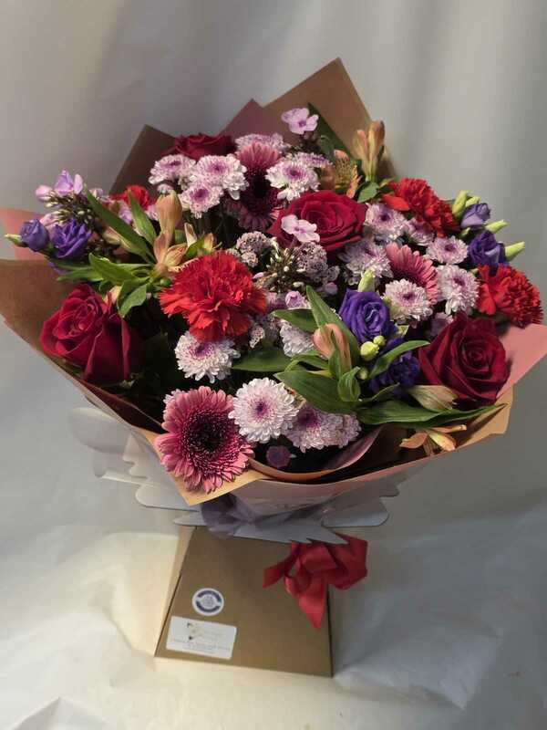 Flowers delivered to customer