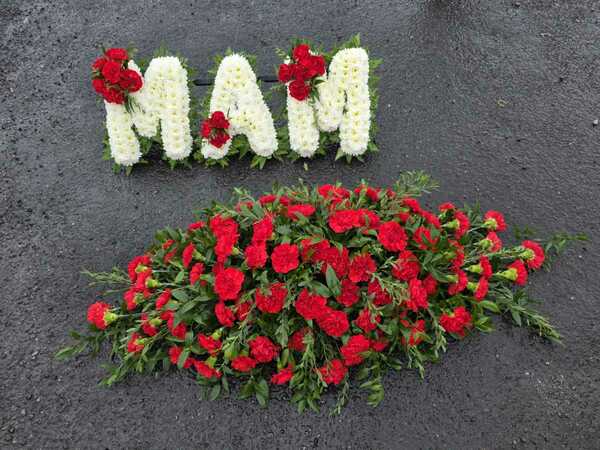 Flowers delivered to customer