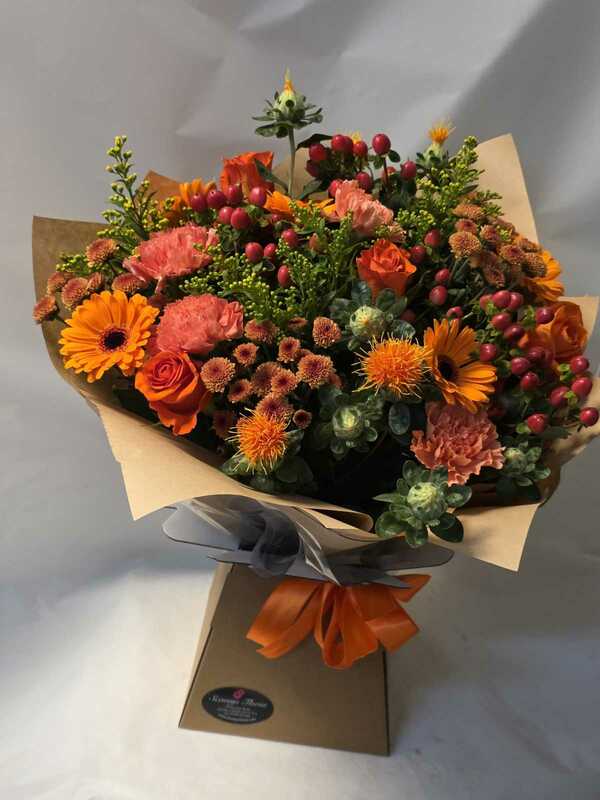 Flowers delivered to customer