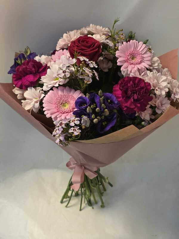 Flowers delivered to customer