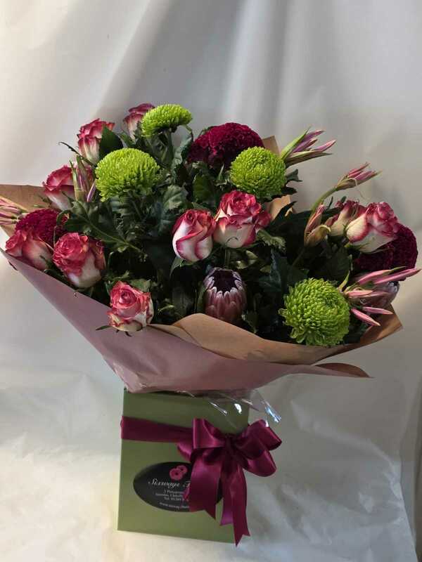 Flowers delivered to customer
