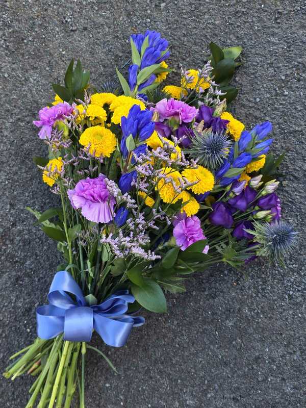 Flowers delivered to customer