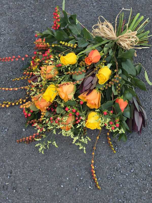 Flowers delivered to customer