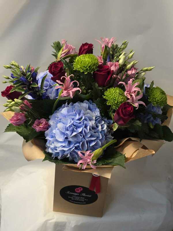 Flowers delivered to customer