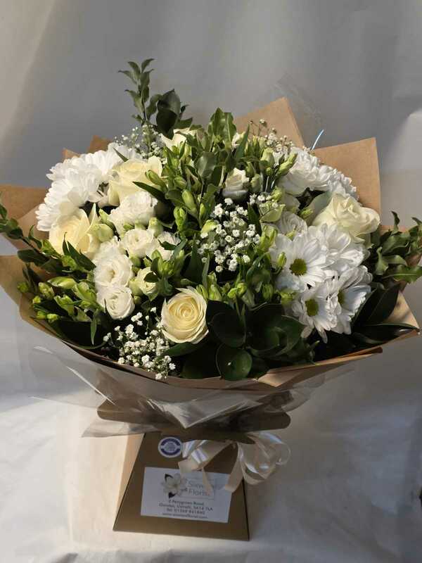 Flowers delivered to customer
