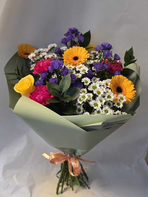 Flowers delivered to customer