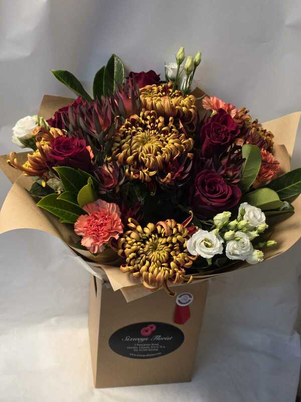 Flowers delivered to customer