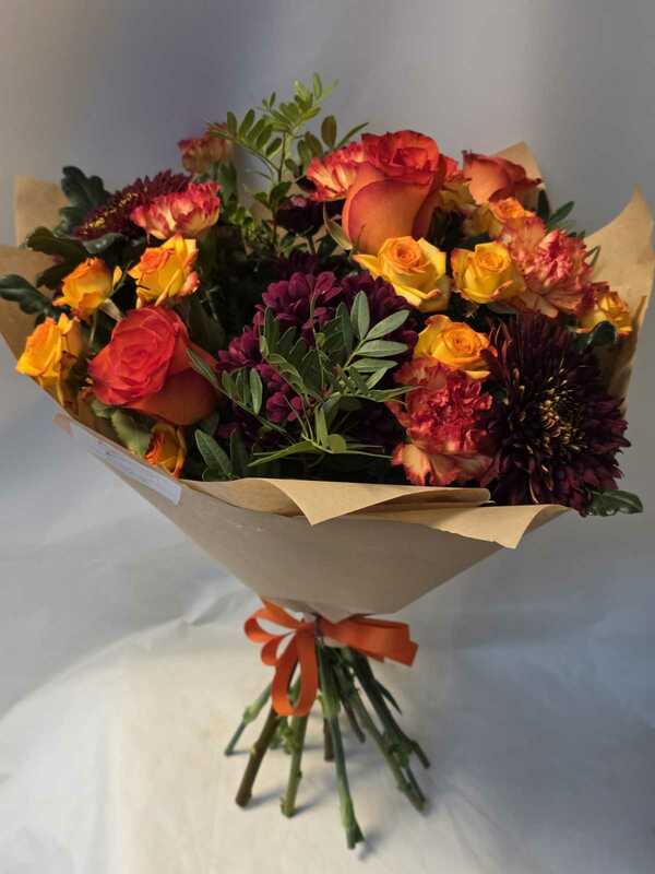 Flowers delivered to customer
