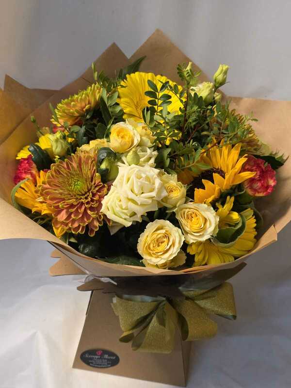 Flowers delivered to customer