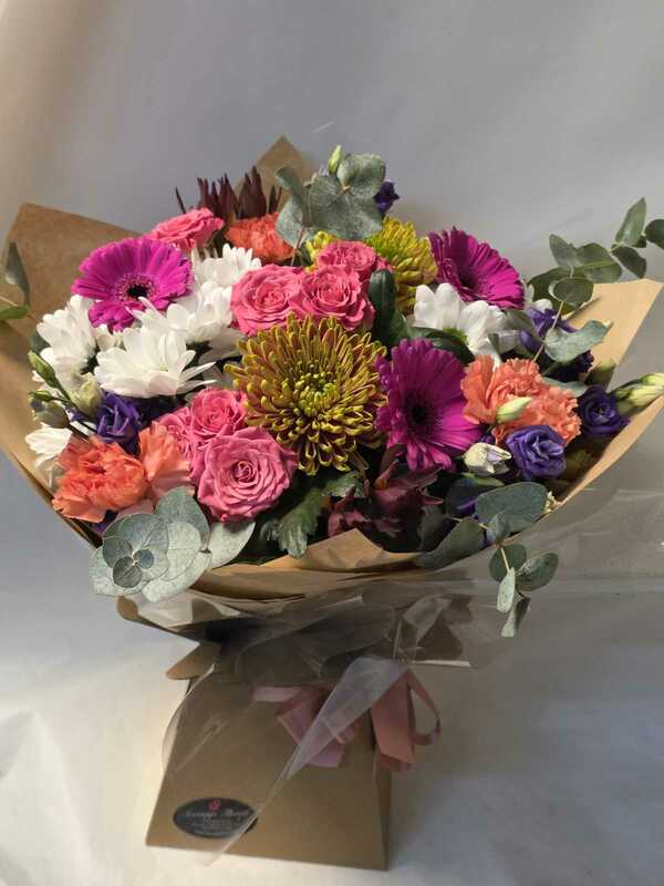 Flowers delivered to customer