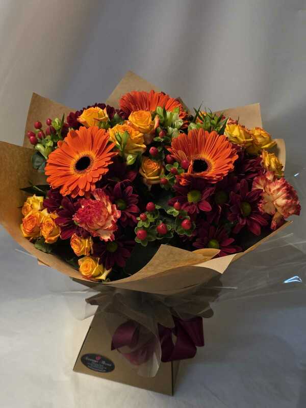 Flowers delivered to customer
