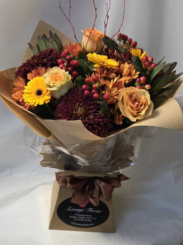 Flowers delivered to customer
