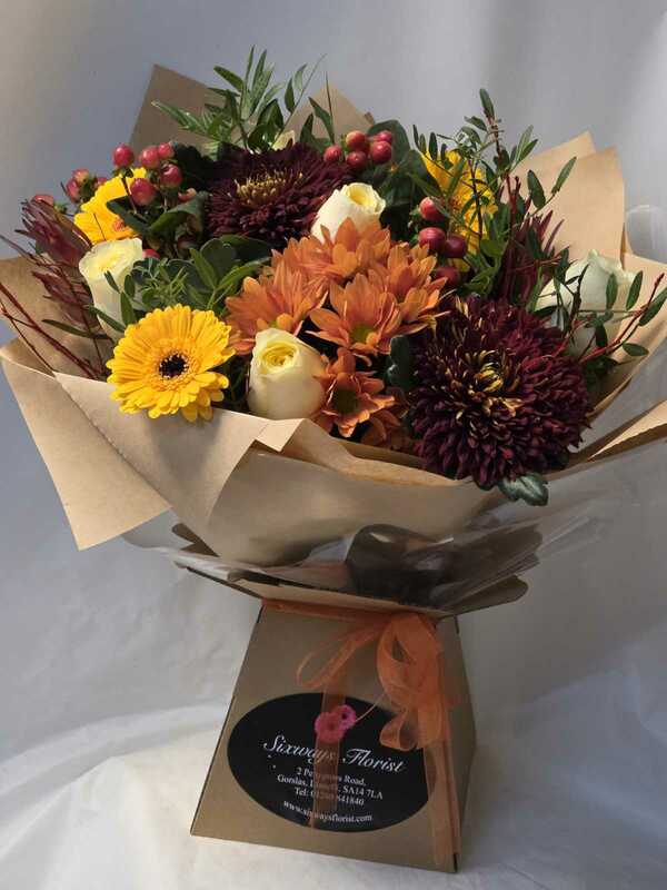 Flowers delivered to customer