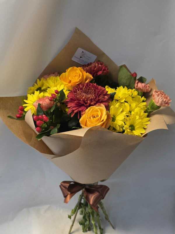 Flowers delivered to customer