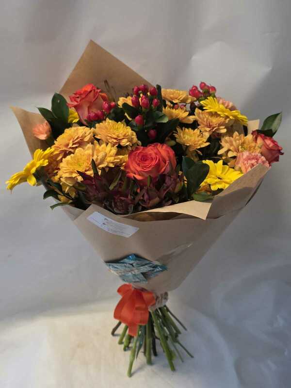 Flowers delivered to customer