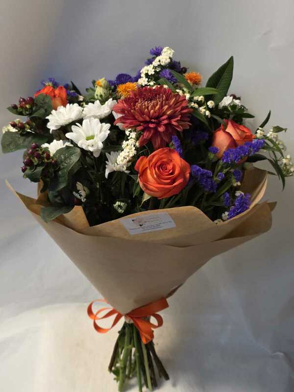 Flowers delivered to customer