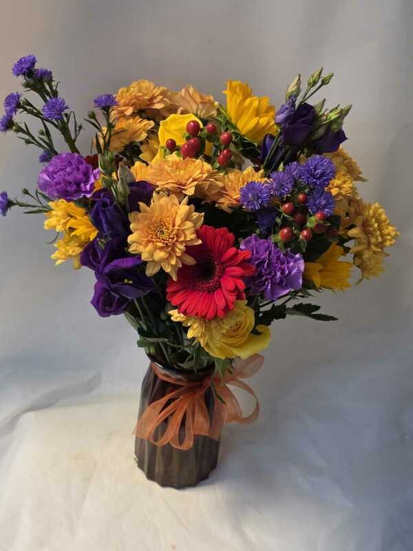 Flowers delivered to customer