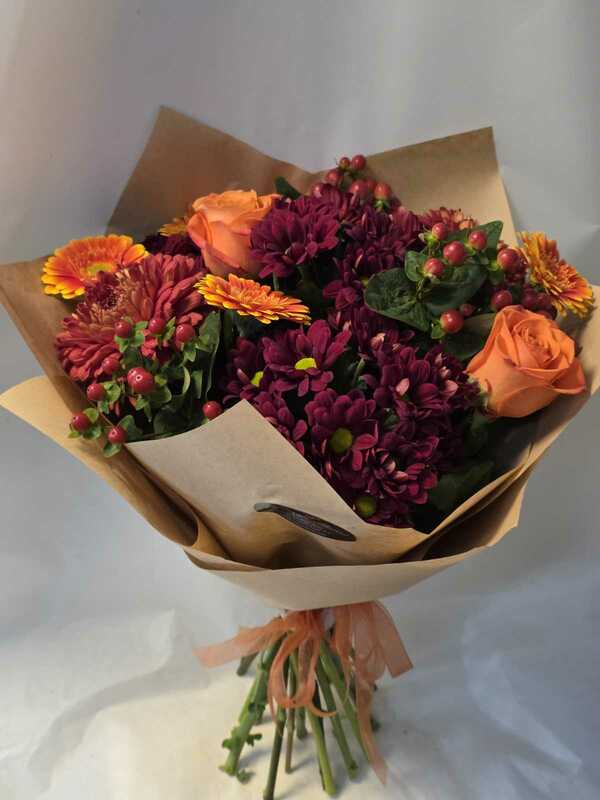 Flowers delivered to customer
