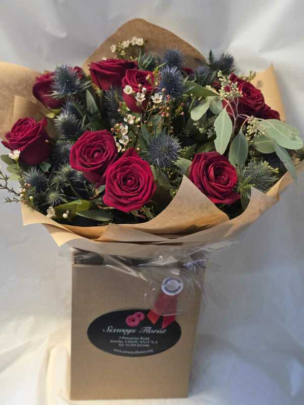 Flowers delivered to customer