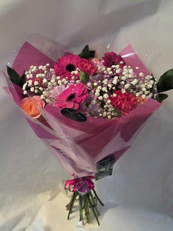 Flowers delivered to customer