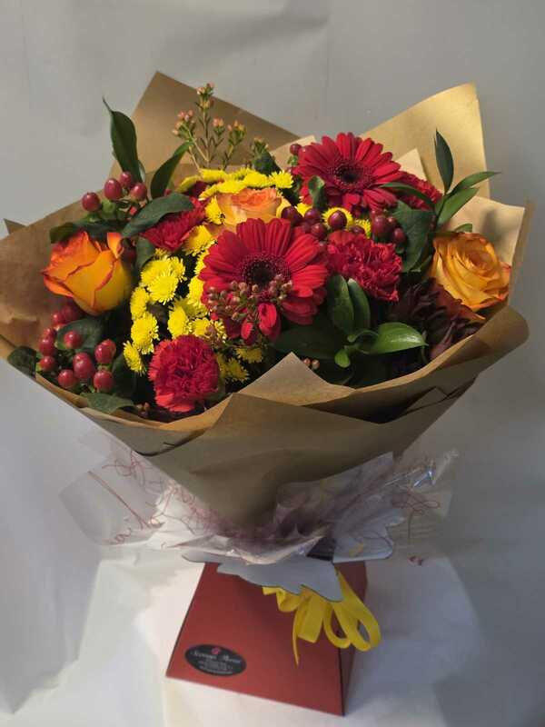 Flowers delivered to customer