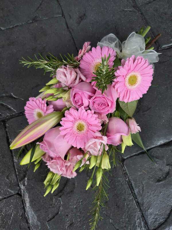 Flowers delivered to customer