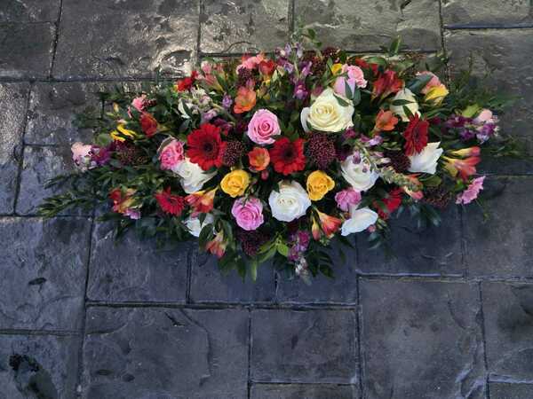 Flowers delivered to customer