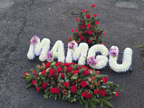 Flowers delivered to customer