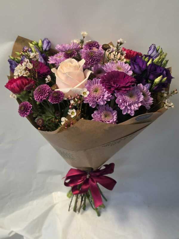 Flowers delivered to customer