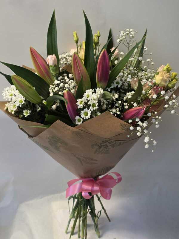 Flowers delivered to customer