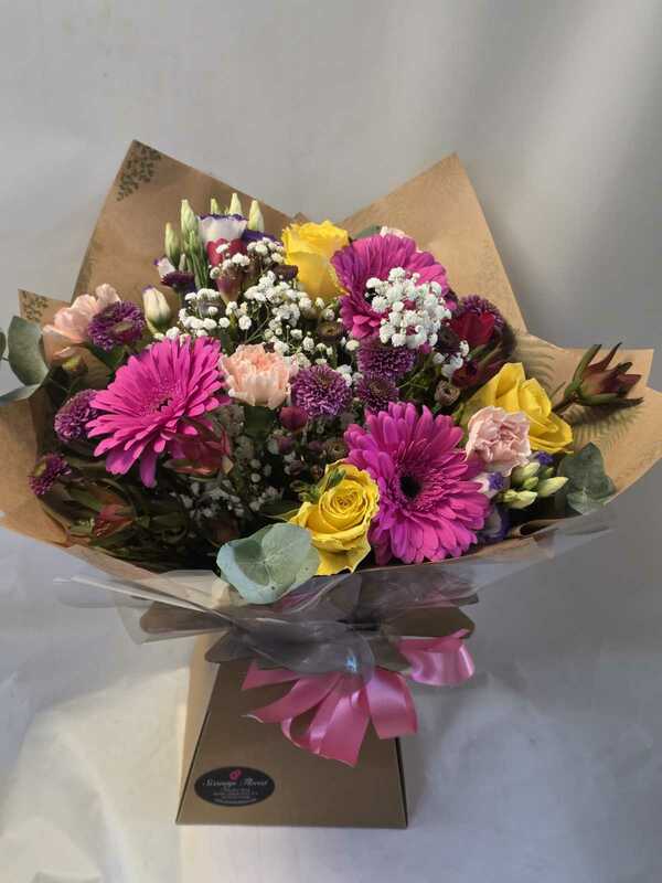 Flowers delivered to customer