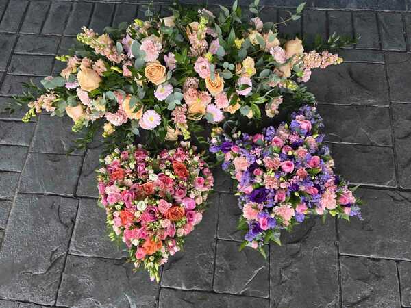 Flowers delivered to customer