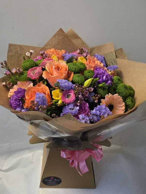 Flowers delivered to customer
