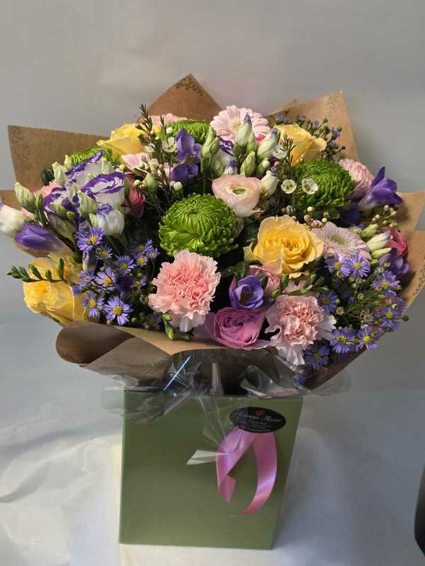 Flowers delivered to customer