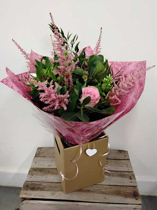 Flowers delivered to customer