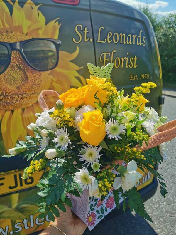 Flowers delivered to customer