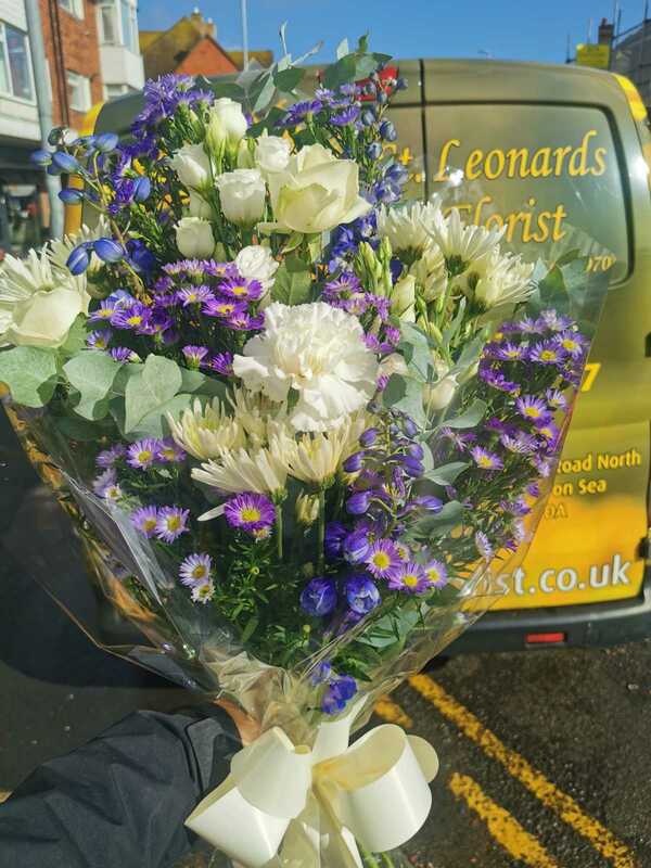 Flowers delivered to customer