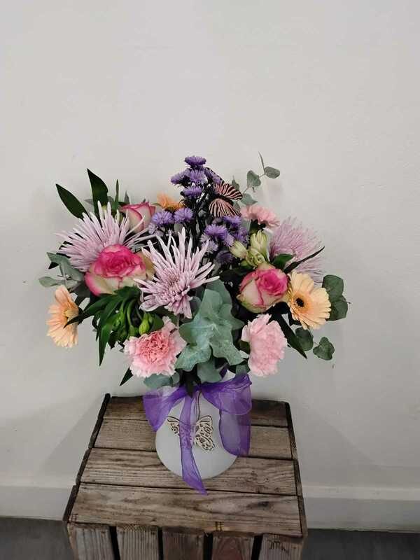 Flowers delivered to customer