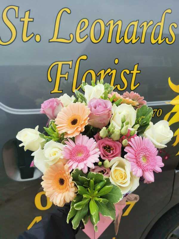 Flowers delivered to customer