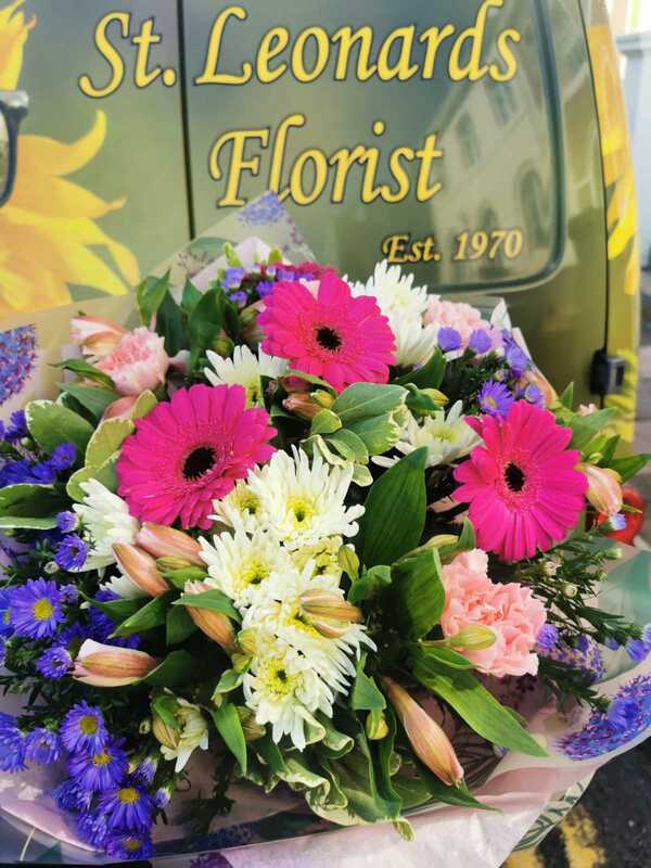 Flowers delivered to customer