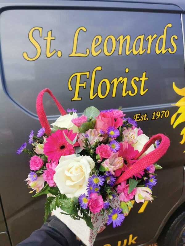 Flowers delivered to customer