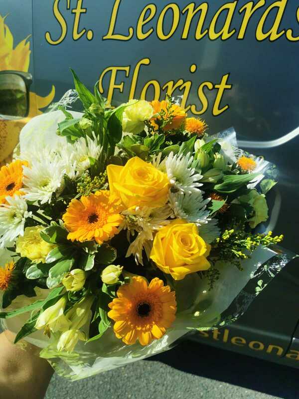 Flowers delivered to customer