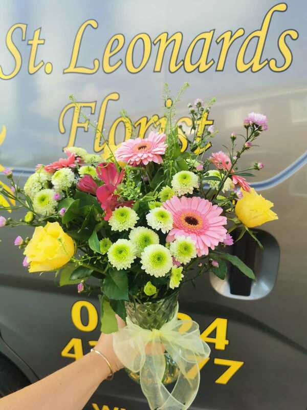 Flowers delivered to customer