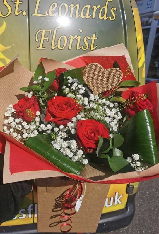 Flowers delivered to customer