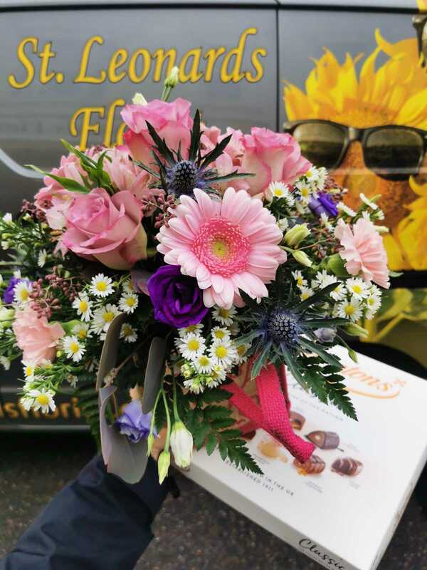 Flowers delivered to customer