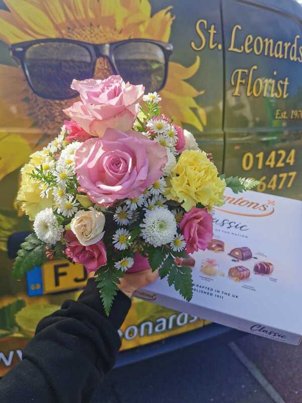 Flowers delivered to customer