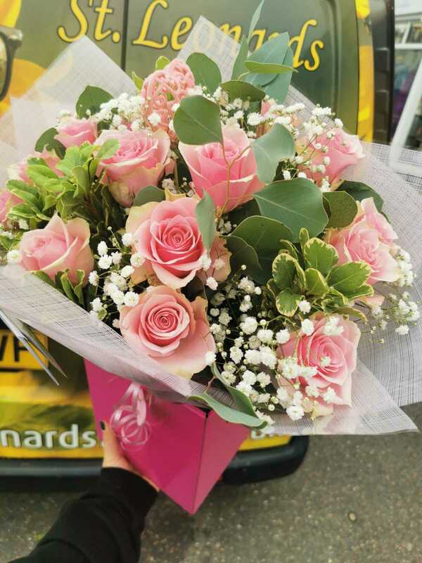 Flowers delivered to customer