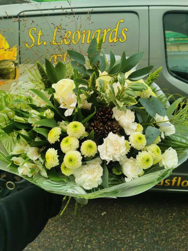 Flowers delivered to customer