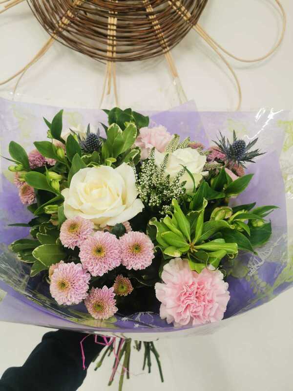 Flowers delivered to customer